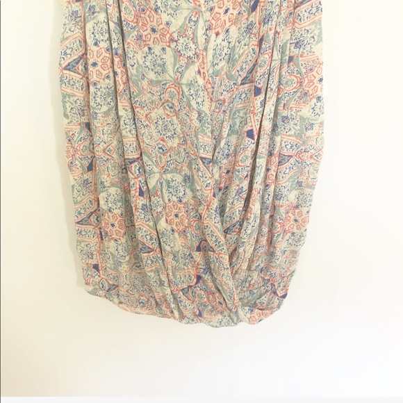 NWT FREE PEOPLE PASTEL FLORAL TOP - Picture 3 of 7